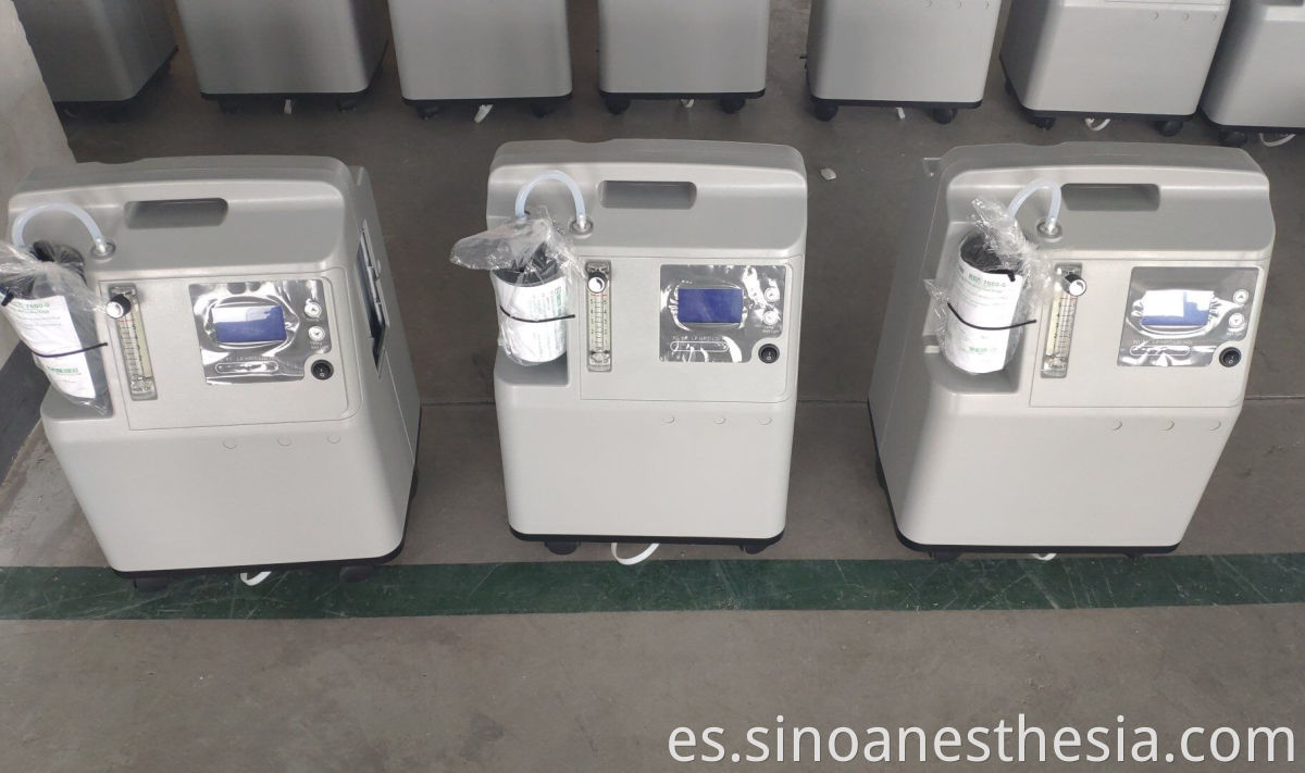 Jay-5aw Medical Equipment 5L Generador de oxígeno Concentrador de oxígeno para uso doméstico con poco ruido